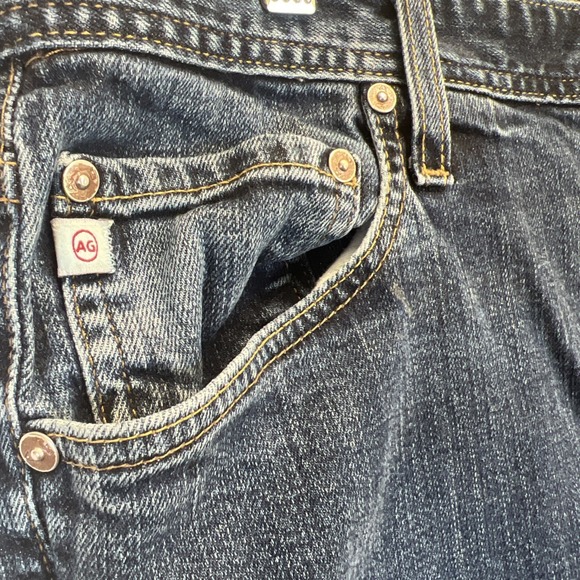 AG Adriano Goldschmied B-Type II Straight Fit Jeans Mens 37x28 Blue Denim - Picture 1 of 11